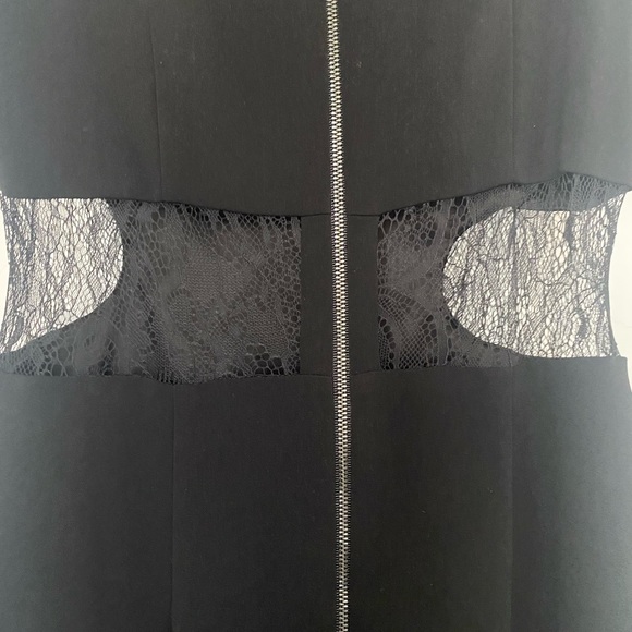 JAYGODFREY Midi Bodycon Dress with Mesh Cutout - Picture 10 of 12